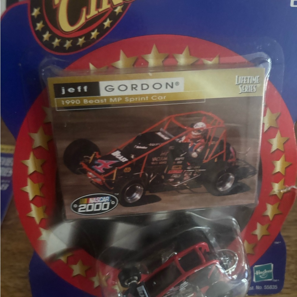 1990 Jeff Gordon Beast MP Sprint Car Toy - Black and Red